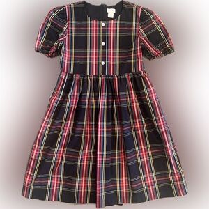Girls J Crew Red & Black Plaid Dress - Size 8